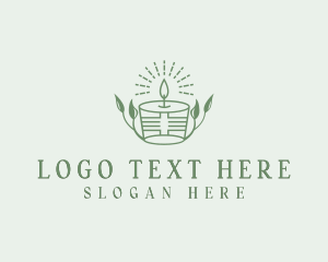Scented - Eco Scented Candle logo design