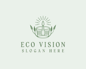 Eco Scented Candle  logo design