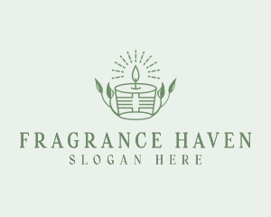 Scented - Eco Scented Candle logo design