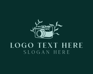Leaf - Photo Camera Studio logo design