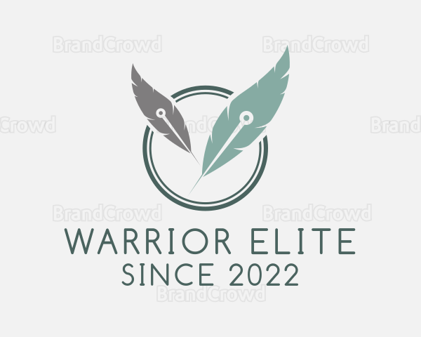 Dry Needling Feather Logo