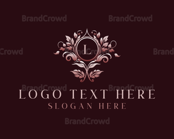 Elegant Floral Wedding Logo