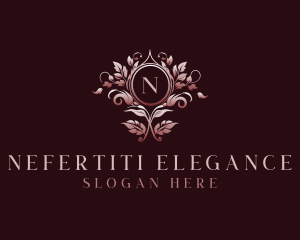 Elegant Floral Wedding logo design