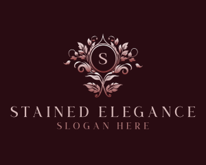 Elegant Floral Wedding logo design