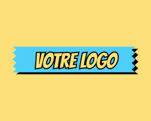 Cartoon Comic Strip Logo