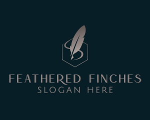 Feather Author Publishing logo design