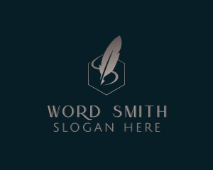 Author - Feather Author Publishing logo design