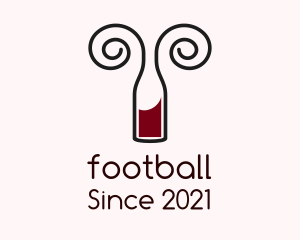 Swirl - Swirly Wine Bottle logo design