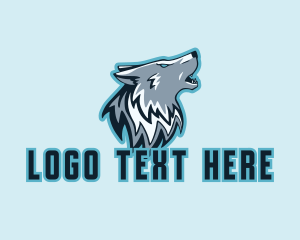 Gamer Animal - Wolf Animal Gamer logo design