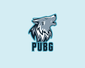 Wolf Animal Gamer Logo