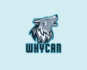 Wolf Animal Gamer Logo