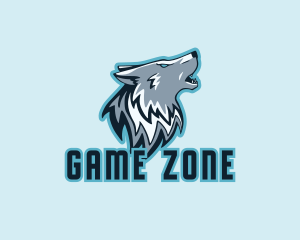 Wolf Animal Gamer logo design