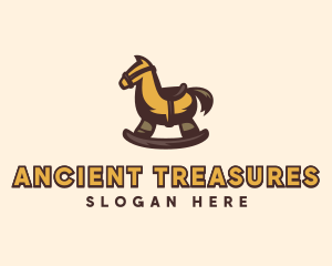 Children Toy Horse logo design