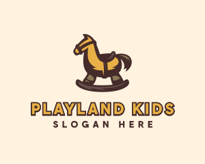 Children Toy Horse logo design