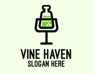 Wine Glass Lab logo design