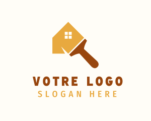 Repair - Home Renovation Paint logo design
