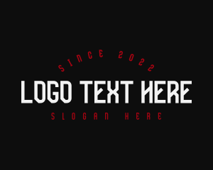 Typographic - Modern Masculine Brand logo design