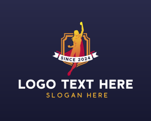 Cape - Female Superhero Comics logo design