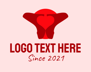 Red - Red High Heel Shoes logo design