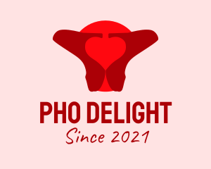 Red High Heel Shoes logo design