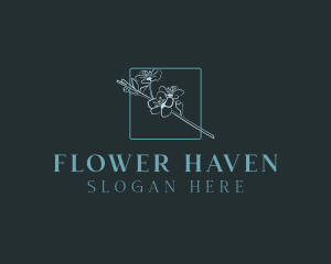 Elegant Flower Cosmetics logo design