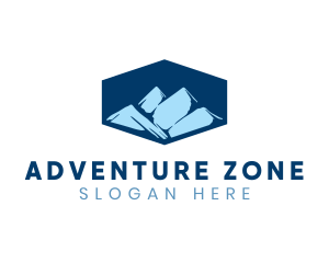 Adventure Mountain Peak logo design