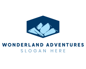 Adventure Mountain Peak logo design