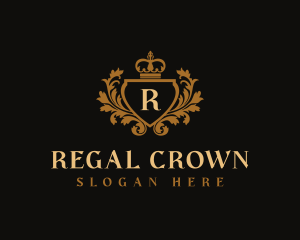 Academia Regal Crest logo design