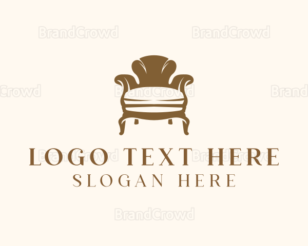 Sofa Seat Furniture Logo