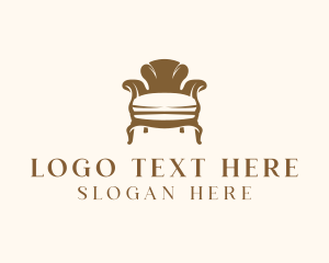 Love Seat - Sofa Seat Furniture logo design