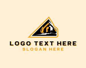Digger - Industrial Excavation Construction logo design
