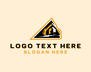 Industrial Excavation Construction  Logo