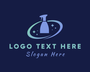 Clean - Clean Sanitary Spray logo design