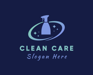 Clean Sanitary Spray logo design