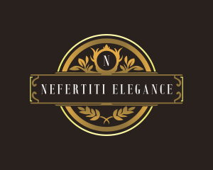 Floral Elegant Crest logo design