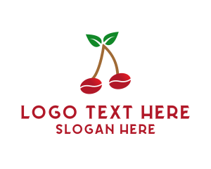 Food - Coffee Cherry Fruit logo design