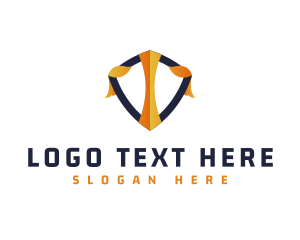 App  Security - Letter T Generic Shield logo design