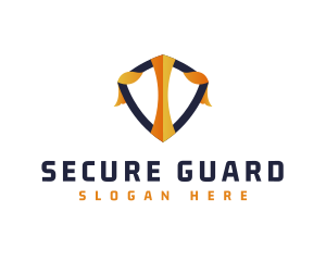 Encryption - Letter T Generic Shield logo design