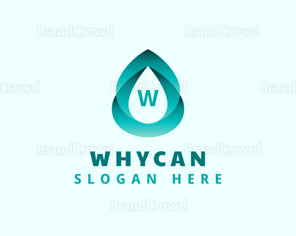 Gradient Water Liquid Logo