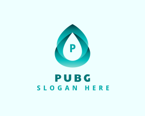 Gradient Water Liquid Logo