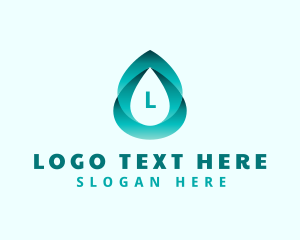 Gradient Water Liquid Logo