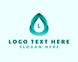 Gradient Water Liquid Logo