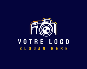 Camera DSLR Lens Logo