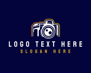 Camera DSLR Lens Logo