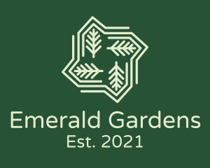 Garden Park Leaves  logo design