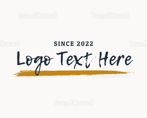 Texture Urban Wordmark Logo