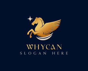 Pegasus Horse Wing Logo