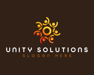 United - Organization People Team logo design