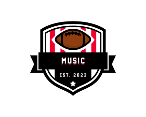 Quarterback - Football Sports Team logo design