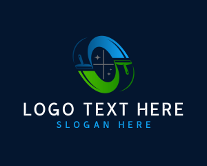 Cleaner - Wiper Squeegee Cleaner logo design